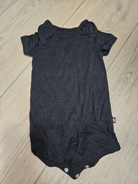 Kyte Baby Black Short Sleeved Onesie